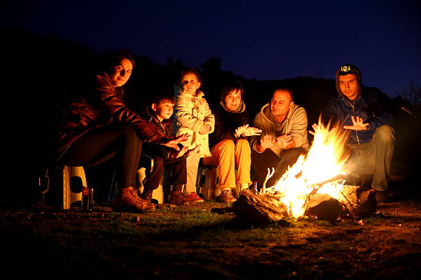 117 Family Campfire Camping Storytelling Stock Photos, Pictures &  Royalty-Free Images - iStock