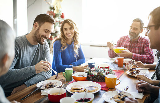 Family Having Lunch Stock Photo - Download Image Now - iStock