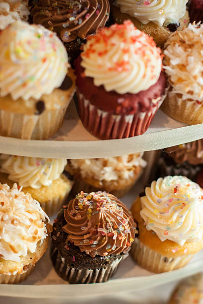 Fancy Cupcakes stock photo