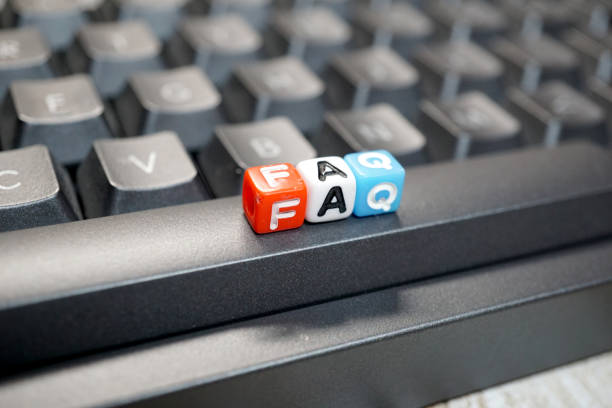 faq shot of keyboard q and a photos stock pictures, royalty-free photos & images