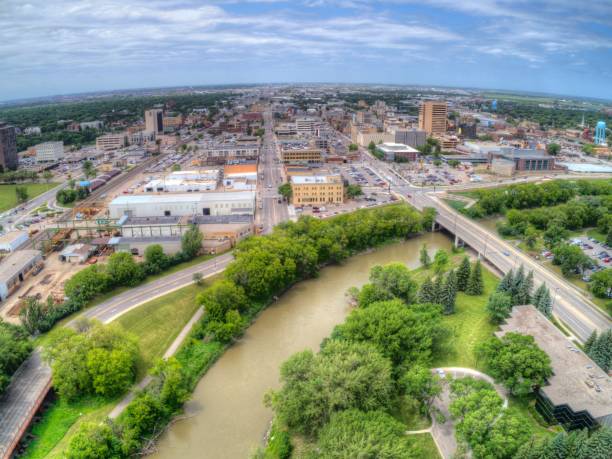 Fargo is a the largest City in North Dakota on the Red River Fargo is a the largest City in North Dakota on the Red River north dakota stock pictures, royalty-free photos & images