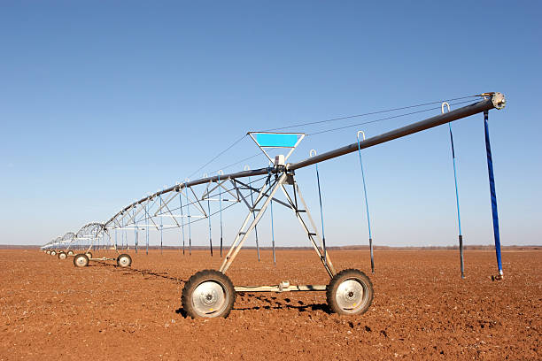 Farm Irrigation stock photo