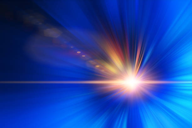 fast speed high performance zoom blur motion blue light flare effect abstract for background. fast speed high performance zoom blur motion blue light flare effect abstract for background. appearance stock pictures, royalty-free photos & images