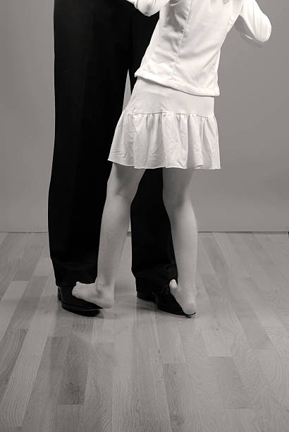 Father and Daughter Dancing stock photo