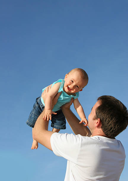 Father and Son stock photo