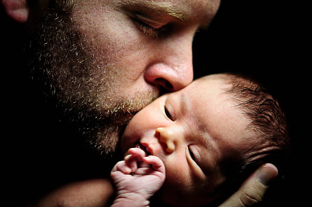 Father's Love  chiaroscuro stock pictures, royalty-free photos & images