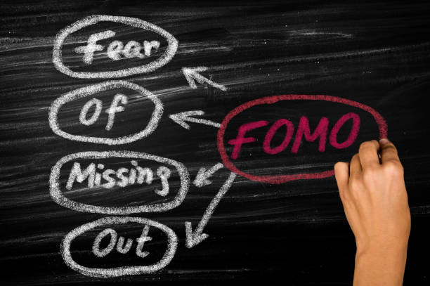 FOMO - Fear Of Missing Out FOMO - Fear Of Missing Out fomo stock pictures, royalty-free photos & images