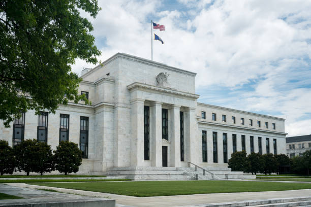 Federal Reserve building HQ Washington DC Marriner S. Eccles Federal Reserve Board Building houses the main offices of the Board of Governors of the Federal Reserve System The Federal Reserve stock pictures, royalty-free photos & images