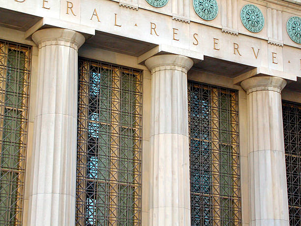 Federal Reserve Building OLYMPUS DIGITAL CAMERA          federal reserve stock pictures, royalty-free photos & images