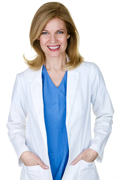 Female medical personell stock photo