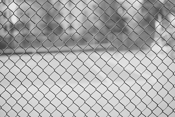 Fence mesh for background Fence mesh for background linkage effect stock pictures, royalty-free photos & images