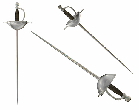 Fencing Side Sword with rebate blade from Kingston Arms.