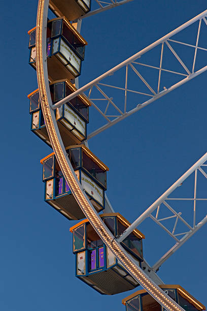 Ferris Wheel at the County Fair stock photo