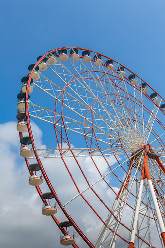 Ferris wheel in a park. Batumi. Georgia