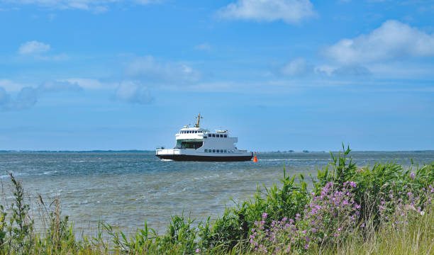 Ferry from Rügen to Hiddensee,baltic Sea,Germany Ferry from Schaprode on Rügen to Hiddensee,baltic Sea,Mecklenburg-Vorpommern,Germany r��gen stock pictures, royalty-free photos & images