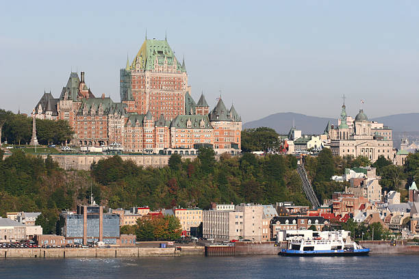 Ferry in the old Quebec City  buzbuzzer quebec city stock pictures, royalty-free photos & images