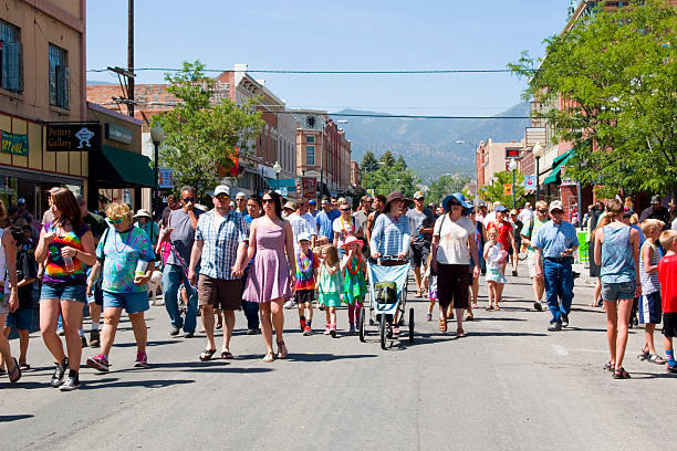 Fibark Whitewater Festival in Salida Colorado 2015 stock photo