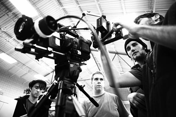 Film Crew stock photo