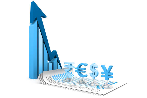 Financial growth chart  improve stock pictures, royalty-free photos & images