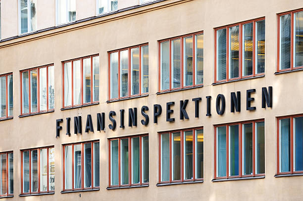 finansinspektionen sich in stockholm - olaser stock-fotos und bilder