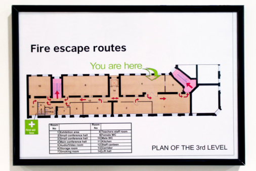 Fire Escape Routes Stock Photo Download Image Now iStock