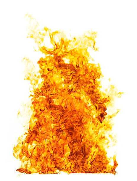 Fire flame stock photo