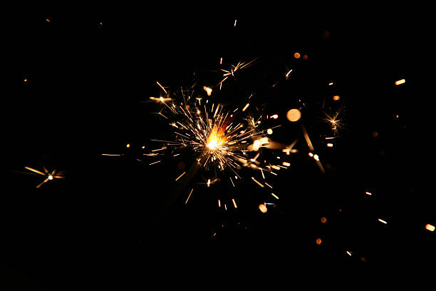fire Bengal light, many sparks sparks stock pictures, royalty-free photos & images
