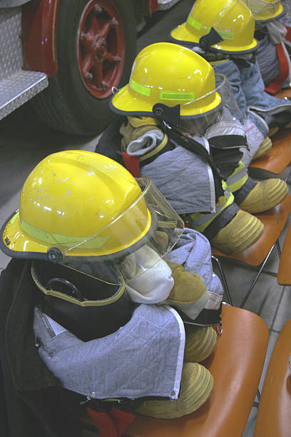 Firefighters' Equipment stock photo