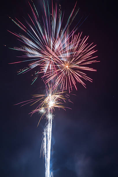 Fireworks celebration stock photo