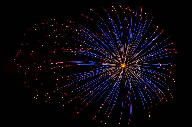 fireworks - party buss stockfoto's en -beelden
