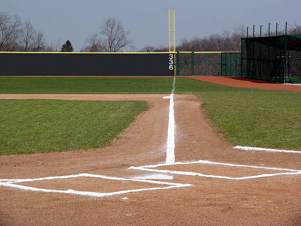 First base line stock photo