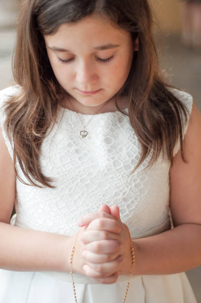 First Holy Communion stock photo