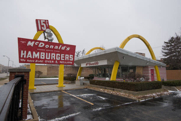 First McDonald's Franchise stock photo