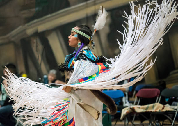First Nations' Powwow, editorial image stock photo