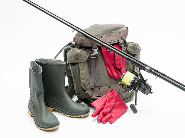 Fishing gear stock photo