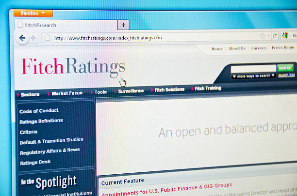 fitch sito web - fitch ratings foto e immagini stock