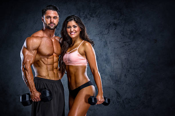Fitness Couple stock photo