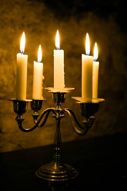 Five Candles stock photo