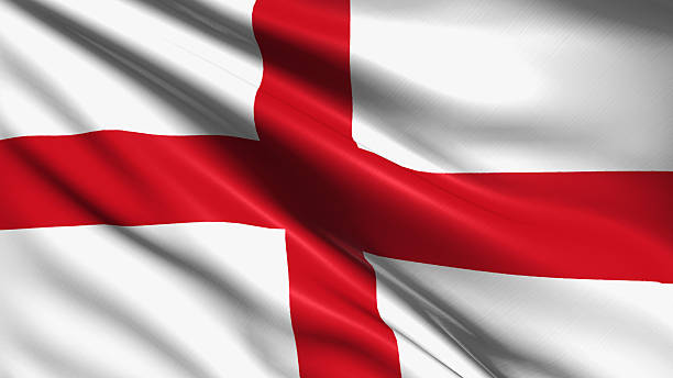 flag of england - english flag bildbanksfoton och bilder