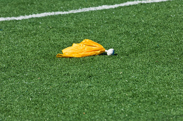 Yellow Flag American Football Stock Photos, Pictures & Royalty-Free