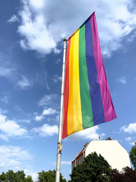 LGBTQ Flag stock photo