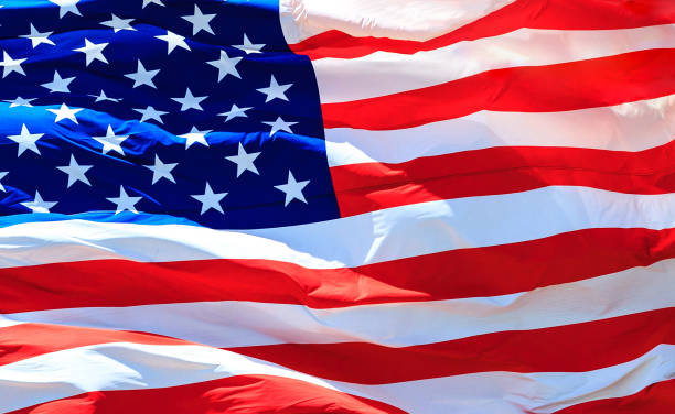 USA flag stock photo