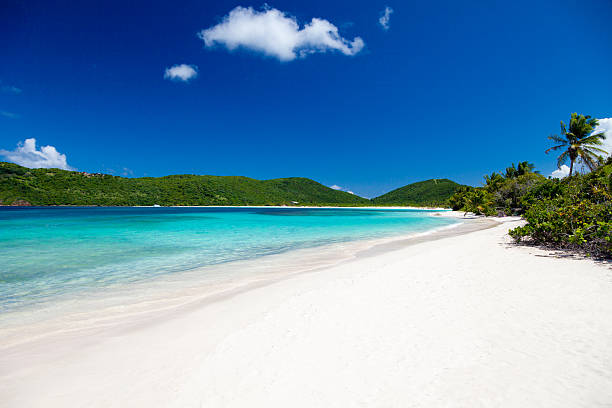 Flamenco Beach on Culebra Island, Puerto Rico Flamenco Beach on Culebra Island, Puerto Rico puerto rico stock pictures, royalty-free photos & images