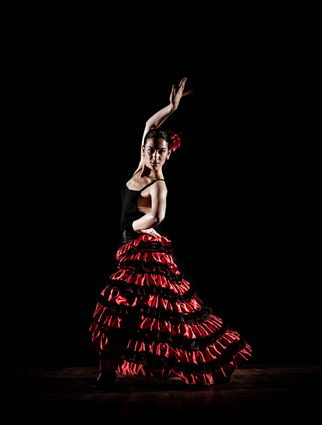 danseuse de flamenco - danseuse flamenco photos et images de collection