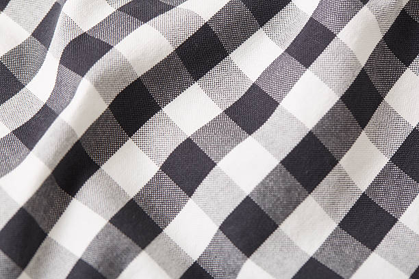 Flannel Shirt Detail stock photo