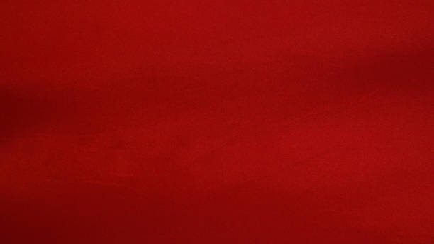Flat red fabric stock photo