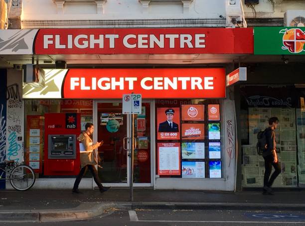 Flight Centre Shop Front stock photo