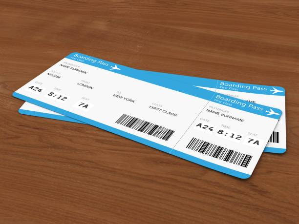 2,270 Airplane Ticket On Table Stock Photos, Pictures & Royalty-Free Images - iStock