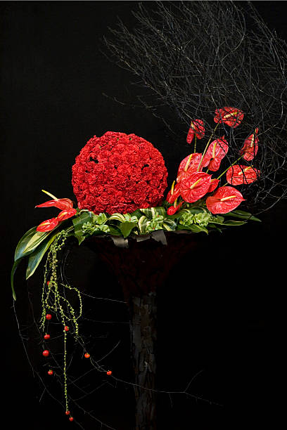 Floristry arrangement stock photo