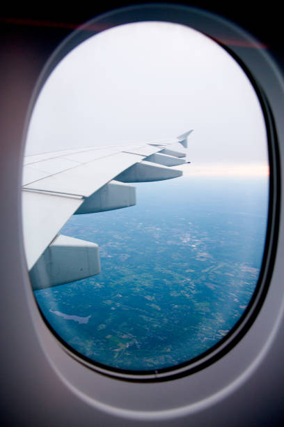 Fly upon the sky Traveling around the world alcove window seat stock pictures, royalty-free photos & images